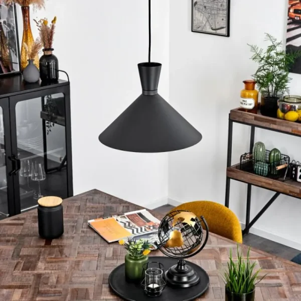 hofstein Suspension Vijes Noir, 1 lumière* Lampes Modernes