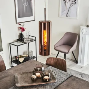 hofstein Suspension Vimodrone Nickel mat, 1 lumière* Lampes En Verre