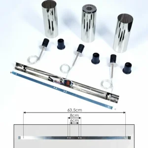 hofstein Suspension Vimodrone Nickel mat, 3 lumières* Lampes En Verre
