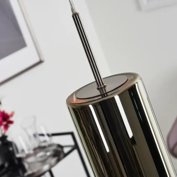 hofstein Suspension Vimodrone Nickel mat, 3 lumières* Lampes En Verre