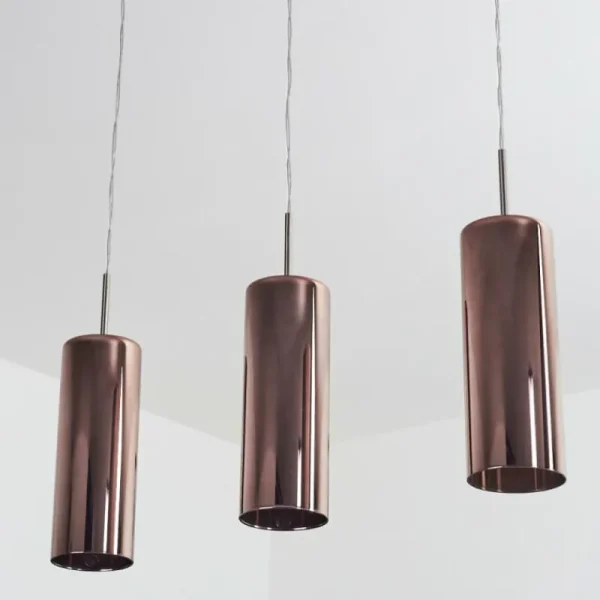 hofstein Suspension Vimodrone Nickel mat, 3 lumières* Lampes En Verre