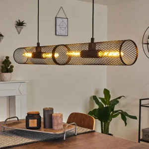 hofstein Suspension Vislanda Noir, 1 lumière* Lampes Modernes