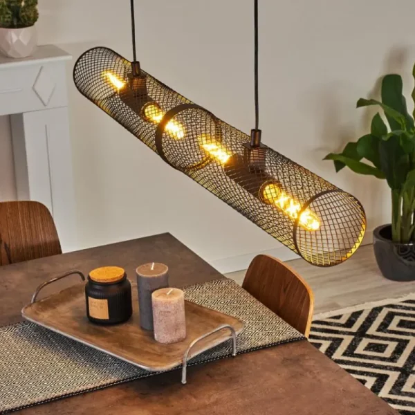 hofstein Suspension Vislanda Noir, 1 lumière* Lampes Modernes