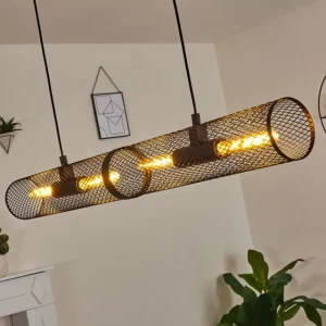 hofstein Suspension Vislanda Noir, 1 lumière* Lampes Modernes