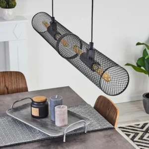 hofstein Suspension Vislanda Noir, 1 lumière* Lampes Modernes