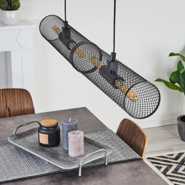 hofstein Suspension Vislanda Noir, 1 lumière* Lampes Modernes