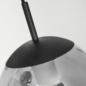 hofstein Suspension Voluntad Noir, 5 lumières* Lampes Modernes