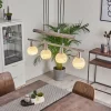 hofstein Suspension Warga LED Nickel mat, 4 lumières* Lampes En Verre