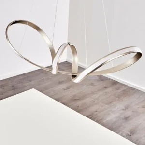 hofstein Suspension Woyens LED Acier inoxydable, 1 lumière* Lampes Modernes