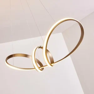 hofstein Suspension Woyens LED Acier inoxydable, 1 lumière* Lampes Modernes