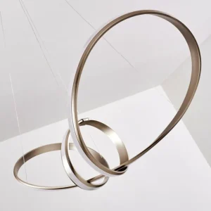 hofstein Suspension Woyens LED Acier inoxydable, 1 lumière* Lampes Modernes