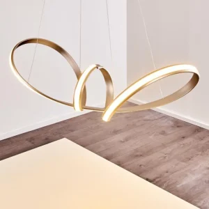 hofstein Suspension Woyens LED Acier inoxydable, 1 lumière* Lampes Modernes