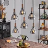 hofstein Suspension Yadekope Écru, Noir, 6 lumières* Lampes Modernes