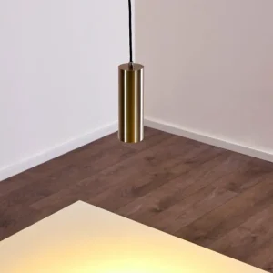 hofstein Suspension Zuoz Nickel mat, 1 lumière* Lampes Modernes