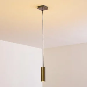 hofstein Suspension Zuoz Nickel mat, 1 lumière* Lampes Modernes