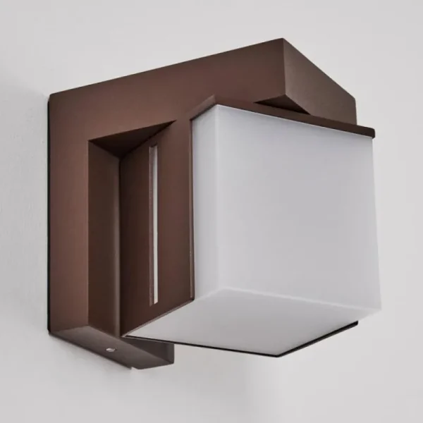 hofstein Swanek Lampe murale d´extérieur, Applique murale LED Rouille, 1 lumière* Lampes Modernes