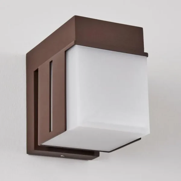 hofstein Swanek Lampe murale d´extérieur, Applique murale LED Rouille, 1 lumière* Lampes Modernes