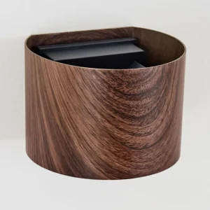 hofstein Tamarin Lampe murale d´extérieur, Luminaire Up & Down, Applique murale LED Couleur bois, Noir, 1 lumière* Lampes Modernes