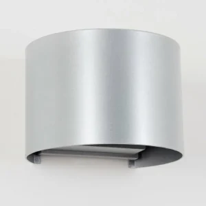 hofstein Tamarin Lampe murale d´extérieur, Luminaire Up & Down, Applique murale LED Argenté, 1 lumière* Lampes Modernes