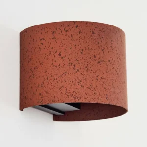 hofstein Tamarin Lampe murale d´extérieur, Luminaire Up & Down, Applique murale LED Rouille, Noir, 1 lumière* Lampes Modernes