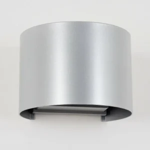 hofstein Tamarin Lampe murale d´extérieur, Luminaire Up & Down, Applique murale LED Argenté, 1 lumière* Lampes Modernes