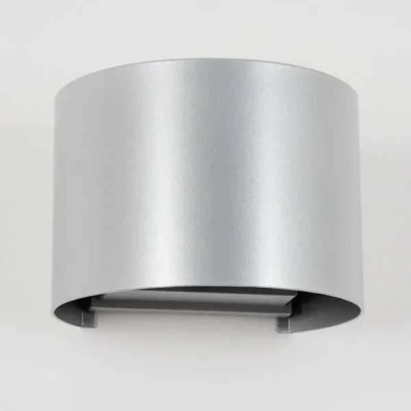 hofstein Tamarin Lampe murale d´extérieur, Luminaire Up & Down, Applique murale LED Argenté, 1 lumière* Lampes Modernes