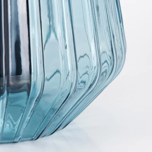 hofstein Telhais Lampe à poser, Liseuse Bleu, Noir, 1 lumière* Lampes En Verre