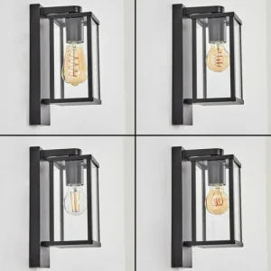 hofstein Tourega Lampe murale d´extérieur Noir, 1 lumière* Lampes Modernes