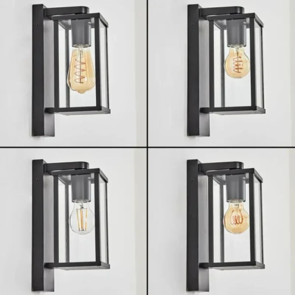 hofstein Tourega Lampe murale d´extérieur Noir, 1 lumière* Lampes Modernes