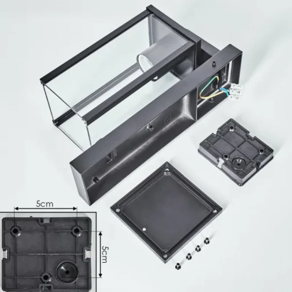 hofstein Tourega Lampe murale d´extérieur Noir, 1 lumière* Lampes Modernes