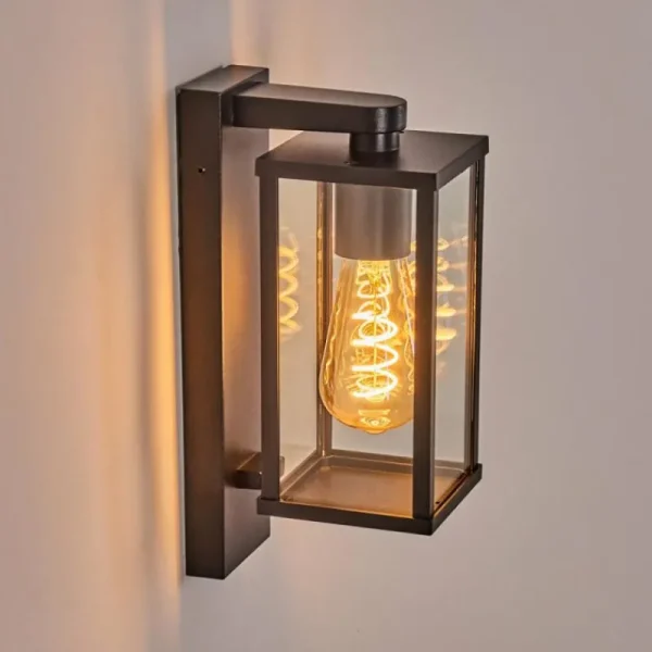 hofstein Tourega Lampe murale d´extérieur Noir, 1 lumière* Lampes Modernes
