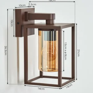 hofstein Trancozelos Lampe murale d´extérieur Rouille, 1 lumière* Lampes Modernes