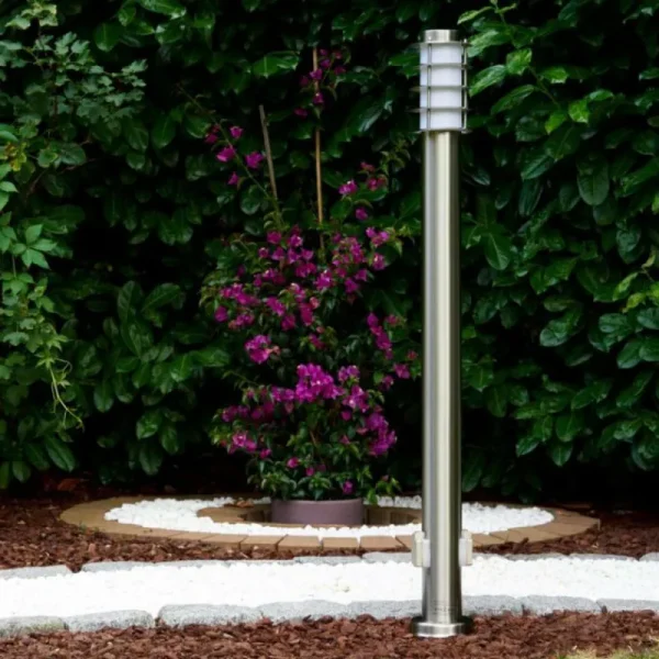 hofstein Tunes Eclairage de chemin Acier inoxydable, 1 lumière* Lampes Modernes