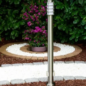hofstein Tunes Eclairage de chemin Acier inoxydable, 1 lumière* Lampes Modernes