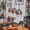 hofstein Vevino Suspension Clair, Fumé, 3 lumières* Lampes Modernes